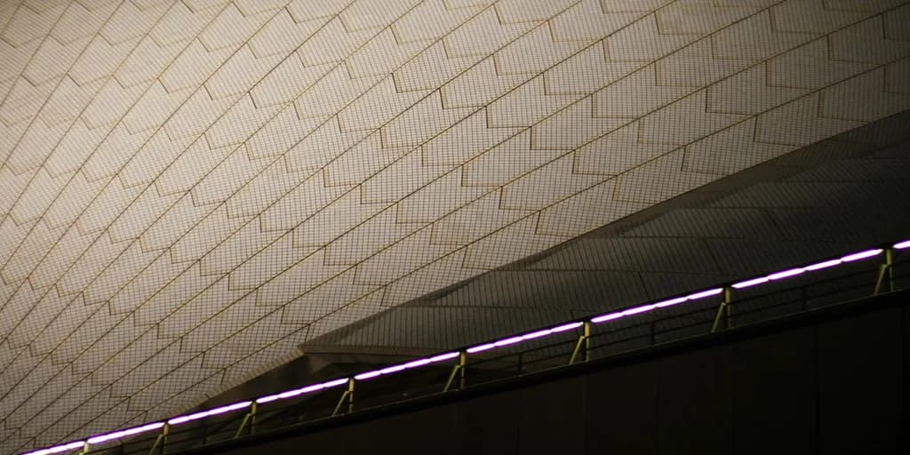 Geometric ceiling detail used for the Altar Rock glossary